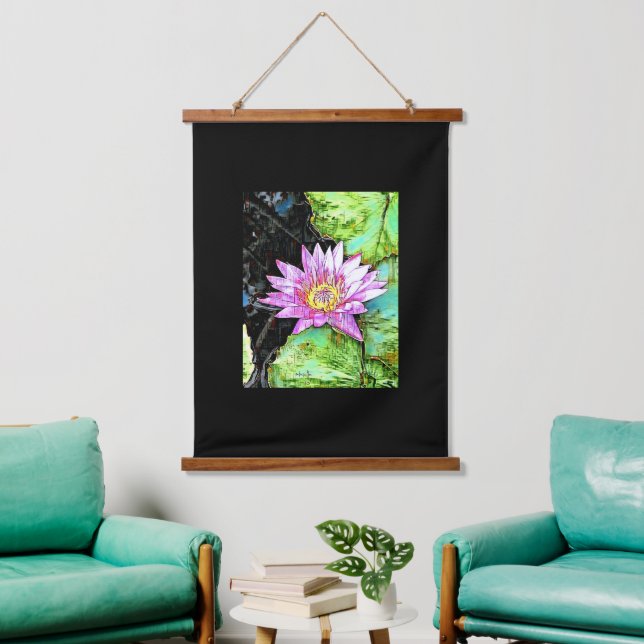 Mixed Media Digital Art Hanging Tapestry (Living Room)