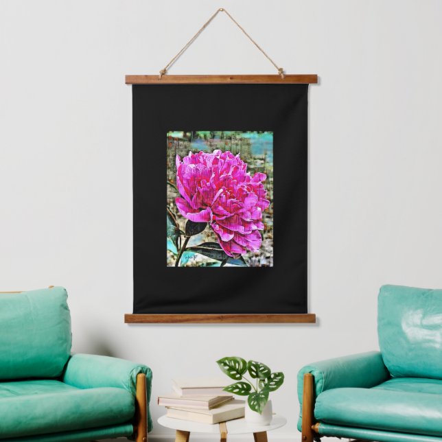 Mixed Media Digital Art Hanging Tapestry (Living Room)