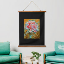 Mixed Media Digital Art Hanging Tapestry