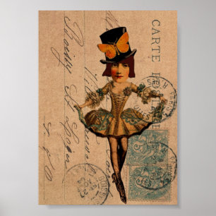 Mixed Media Doll Digital Art Poster