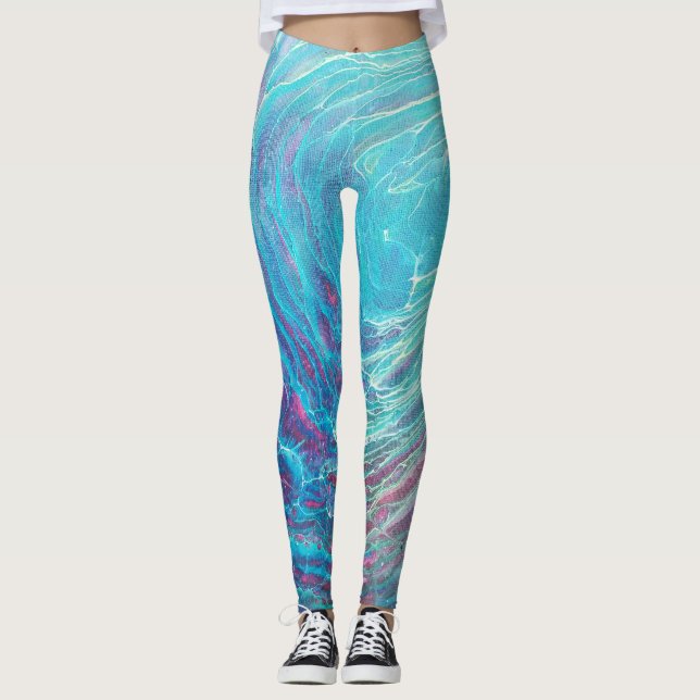 Mixed Media Girl Leggings (Front)
