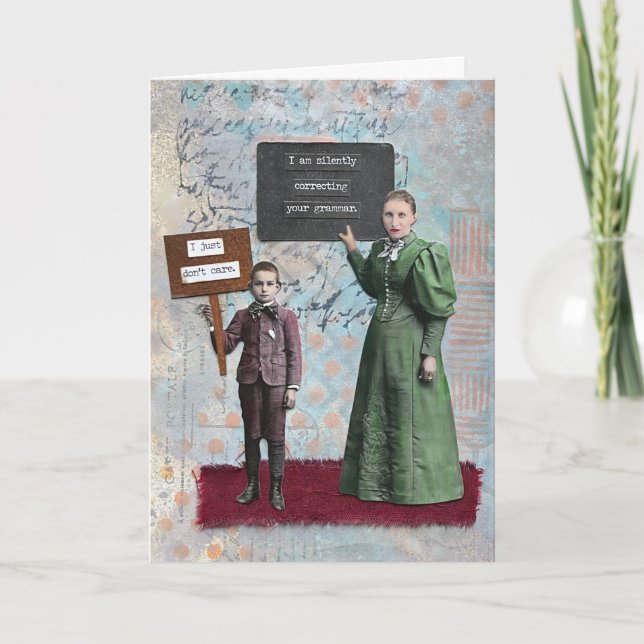 Mixed-Media Style Birthday Card (Front)