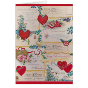 mixed media valentine