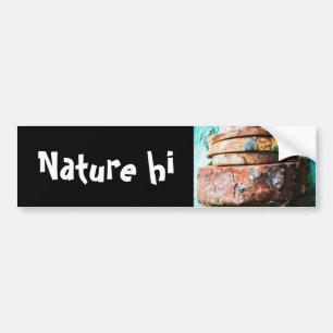 mixed metal race to cake bumper sticker