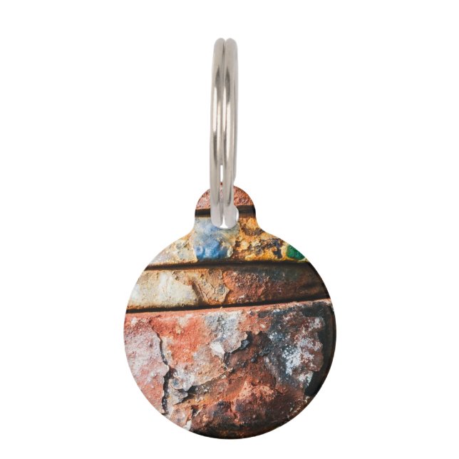 mixed metal race to cake pet tag (Front)