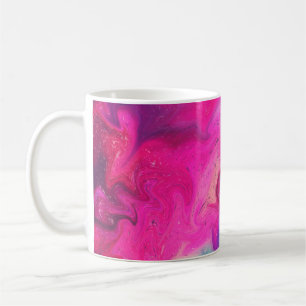 Mixed paint background coffee mug