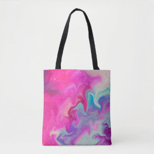 Mixed paint background tote bag