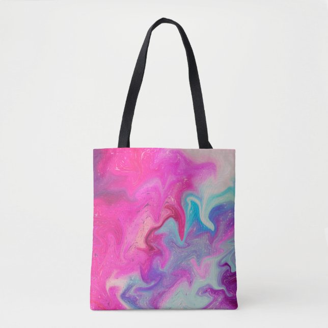 Mixed paint background tote bag (Front)