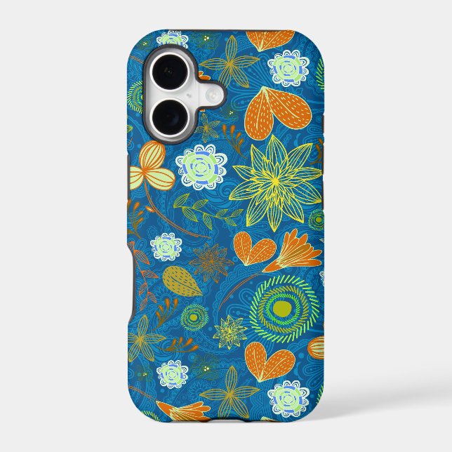 Mixed paisley flowers patterns (Back)