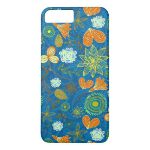 Mixed paisley flowers patterns iPhone 8 plus/7 plus case