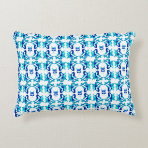 Mixed pattern original design and digital drawing. decorative cushion