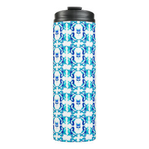 Mixed pattern original design and digital drawing. thermal tumbler