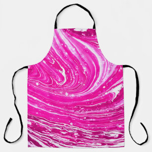 Mixed Pink Paint Background. Apron