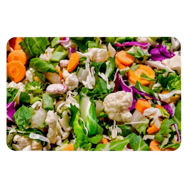 Mixed salad magnet (Horizontal)