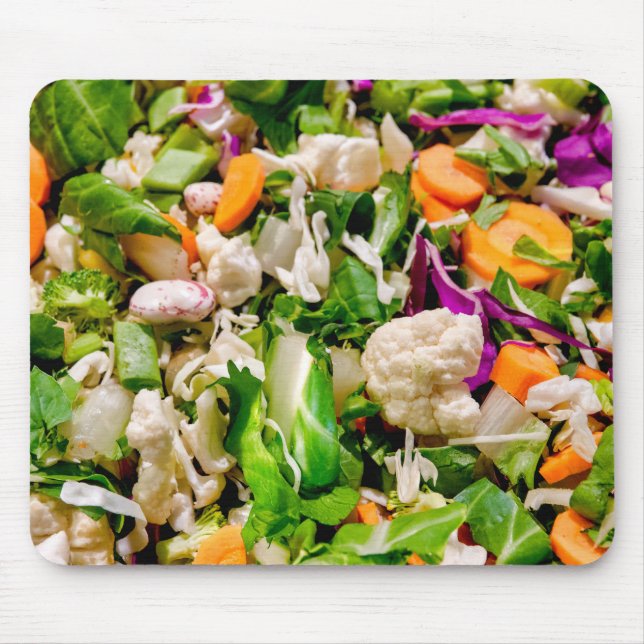 Mixed salad mouse pad (Front)