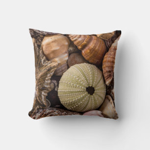 Mixed Sea Shells Pillow