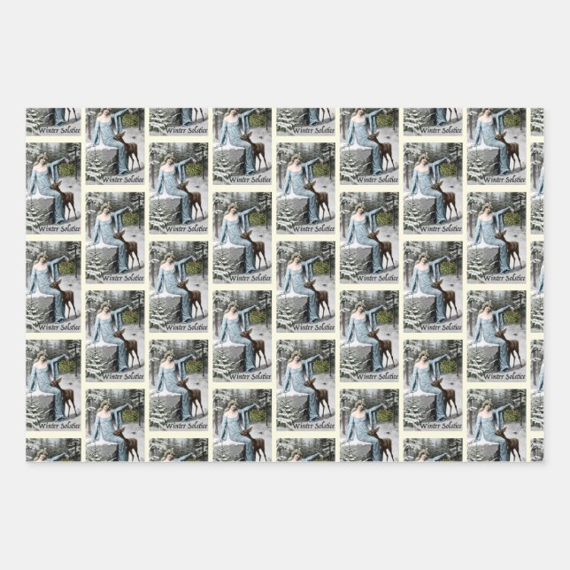 Mixed Set Wrapping Paper Sheet (Front 3)