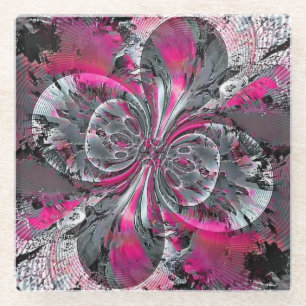 Mixed Signals  Glass Coaster