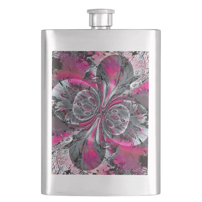 Mixed Signals  Hip Flask (Front)