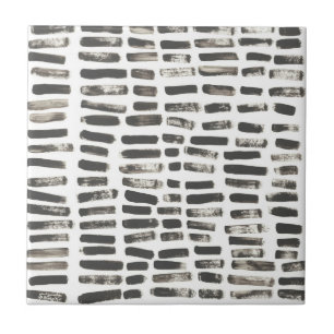 Mixed Signals III Ceramic Tile