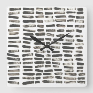 Mixed Signals III Square Wall Clock