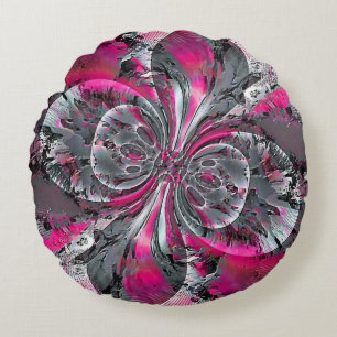 Mixed Signals Round Cushion