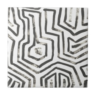 Mixed Signals V Ceramic Tile