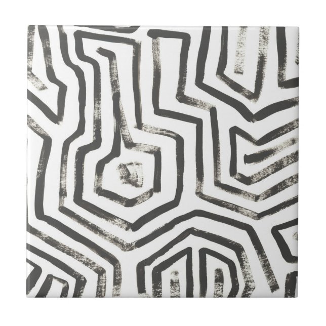 Mixed Signals V Ceramic Tile (Front)