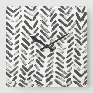 Mixed Signals VII Square Wall Clock