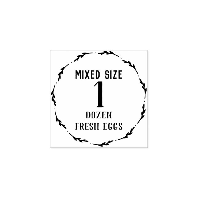Mixed Size | 1 Dozen | Eggs Grade Stamp (Imprint)