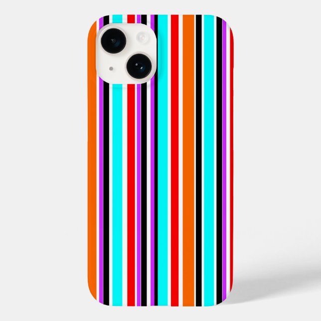 Mixed Stripes Case-Mate iPhone Case (Back)