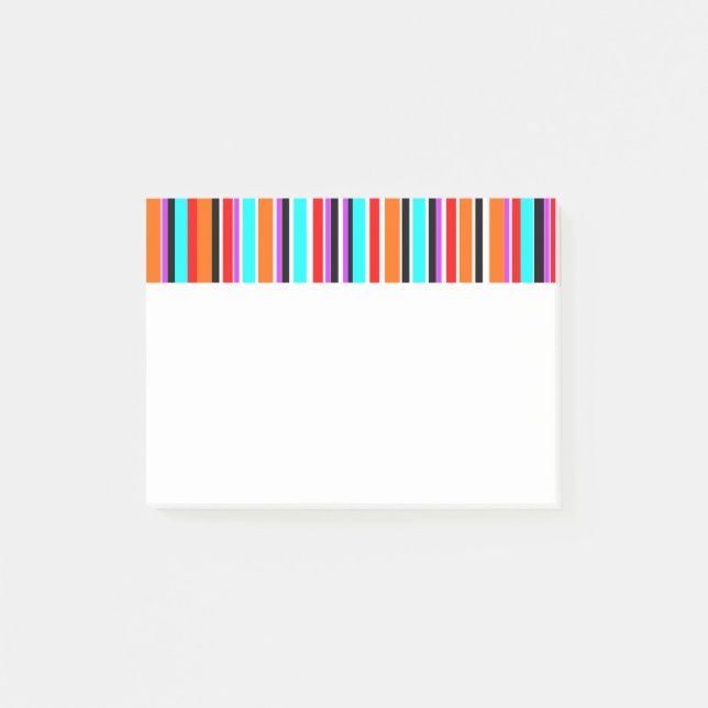 Mixed Stripes Post-it Notes (Front)