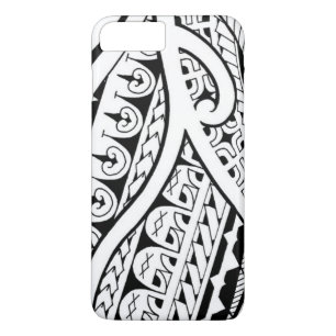 Mixed tribal tattoo design Polynesian and Maori iPhone 8 Plus/7 Plus Case