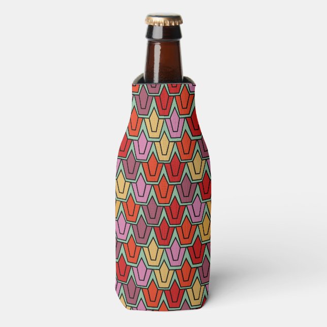 Mixed Tulip Field  Bottle Cooler (Bottle Front)