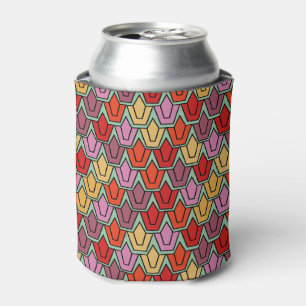 Mixed Tulip Field  Can Cooler
