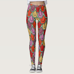 Mixed Tulip Field  Leggings