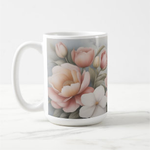 Mixed wildflowers - Classic Pastel Flower Coffee Mug