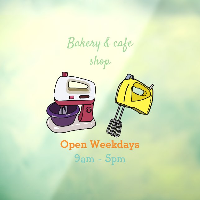 Mixer cartoon illustration (Sheet 3)