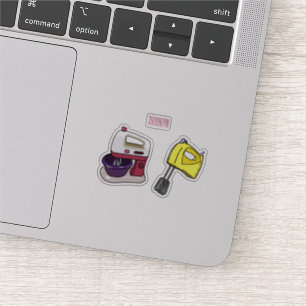 Mixer cartoon illustration