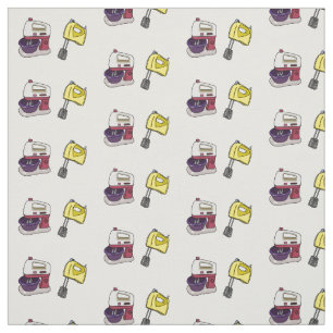 Mixer cartoon illustration  fabric
