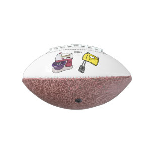 Mixer cartoon illustration football