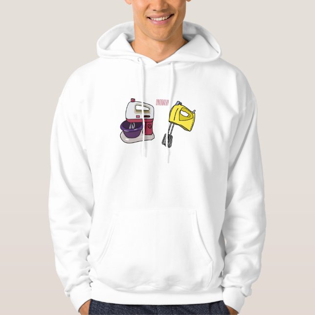 Mixer cartoon illustration  hoodie (Front)