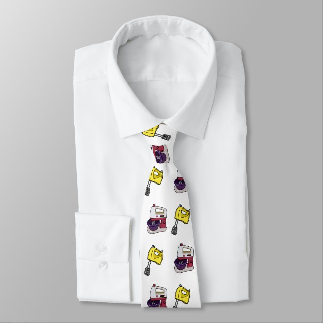 Mixer cartoon illustration  tie (Tied)