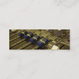 Mixer Desk bookmark business card