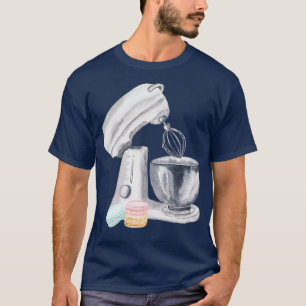 Mixer Kitchen Cooking Tool With Macaroons  T-Shirt