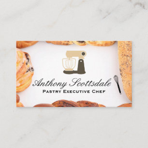 Mixer Machine Pastries Business Card