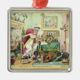 Mixing a Recipe for Corns, published by G. Humphre Metal Tree Decoration