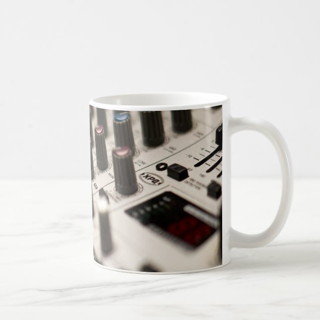 Mixing Board Closeup Coffee Mug (Right)