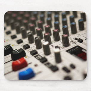Mixing Board Closeup Mouse Pad