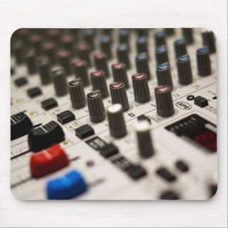 Mixing Board Closeup Mouse Pad